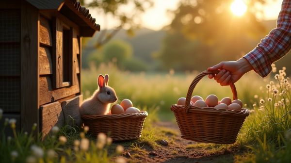 Vente directe de volailles fermières et lapins fermiers
